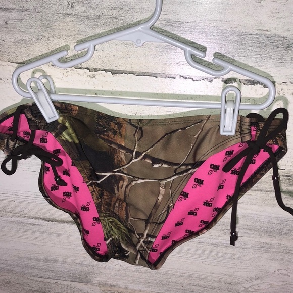 Other - Camo and pink large swimsuit bottoms Camo bikini bottoms country girl​​